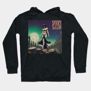 Halloween Spooky Season Mad Hattie Pulp Cover Hoodie